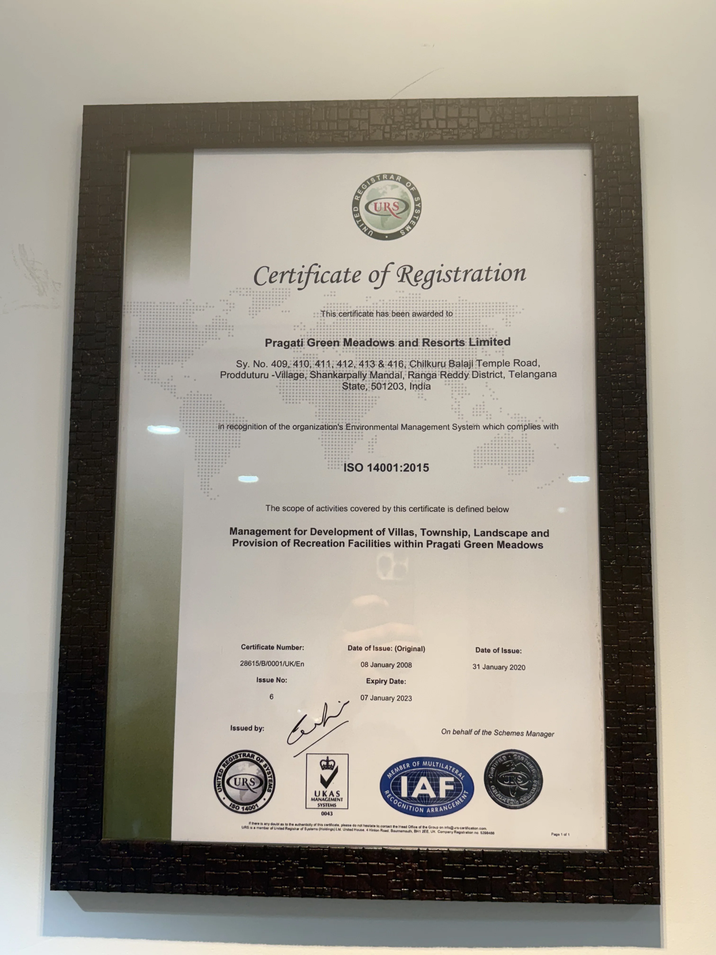 Gated community plots for sale in Shankarpally Hyderabad near Gachibowli – Certificate 4